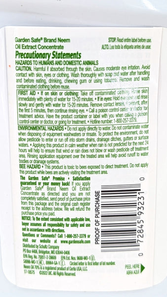 Garden Safe® Neem Oil Concentrate