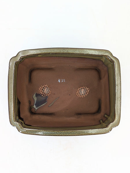 Bonsai Pot in Beveled Rectangle